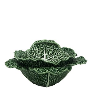 Bordallo Pinheiro Cabbage terrin 2L kål grønn