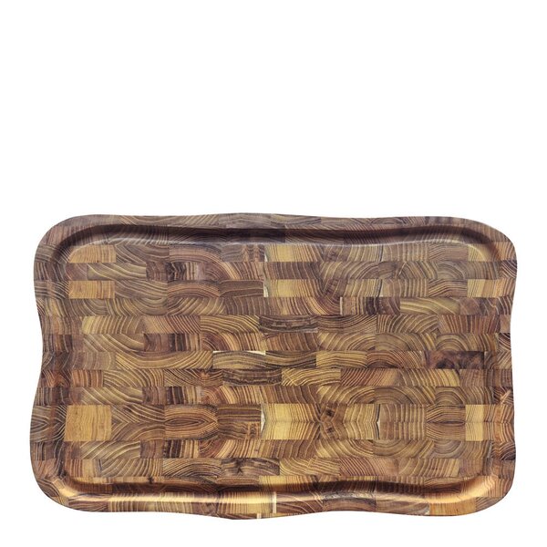 Aida Raw skjærebrett 55x35 cm teak