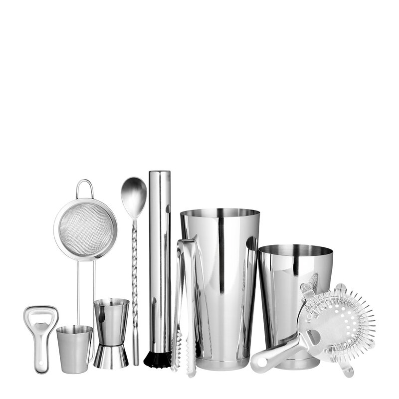 Stiernholm Drink Collection barsett 10 delar rustfritt stål