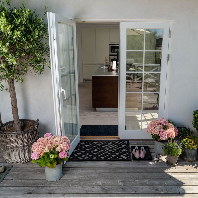 Tica Copenhagen Lines sko- og støvelbrett 28x38x3 cm svart