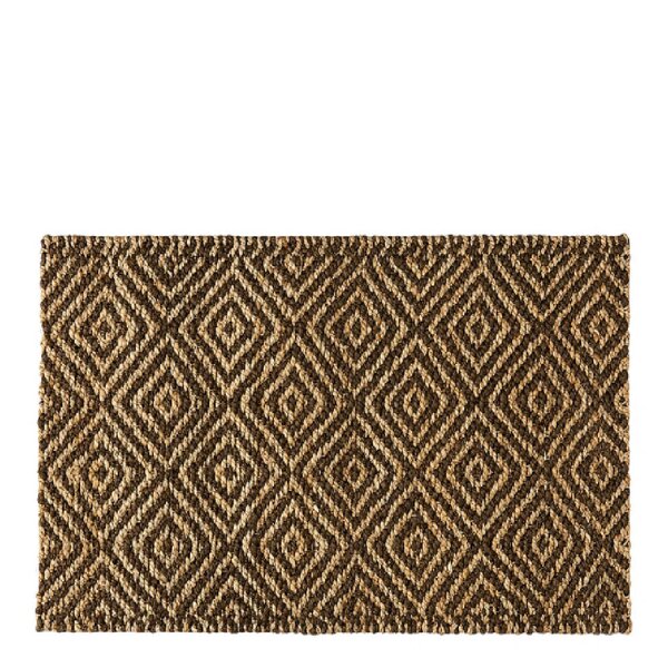 Deco Nord Gåsöga dørmatte 60x90 cm Nature/Cocoa
