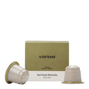 Sjöstrand Dark Rush Ristretto kaffekapsler 10 stk