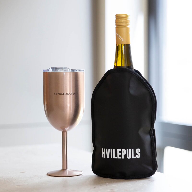 Pictureit Termo vinglass Styrkedråper 35 cl roségull