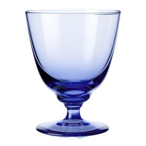 Holmegaard Flow glass med stett 35 cl mørk blå