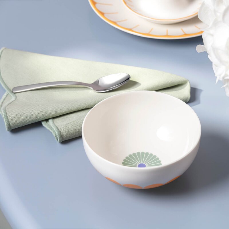 Villeroy & Boch Fleur colour skål 32 cl gul/hvit