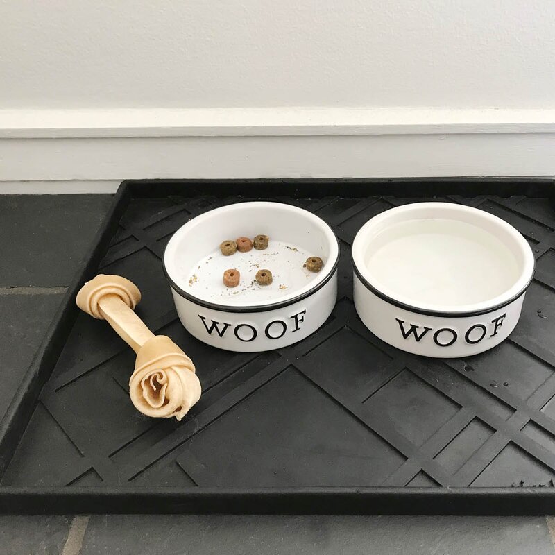 Tica Copenhagen Lines sko- og støvelbrett 48x38x3 cm svart