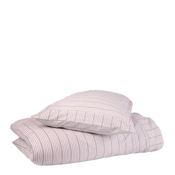 Home by Ilse Jacobsen Bedding Collection dynetrekk 140x200+50x70 cm powder rose stripes