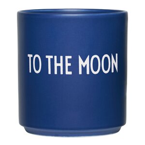 Design Letters Favourite kopp TO THE MOON 25 cl midnight blue