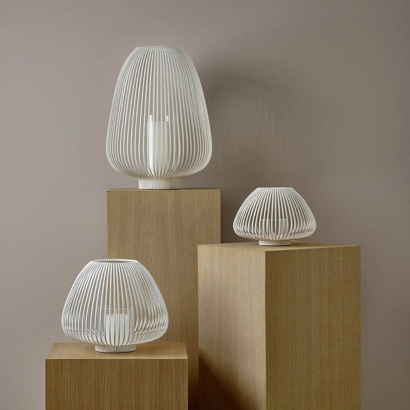 Blomus Lyva lanterne 45 cm hvit