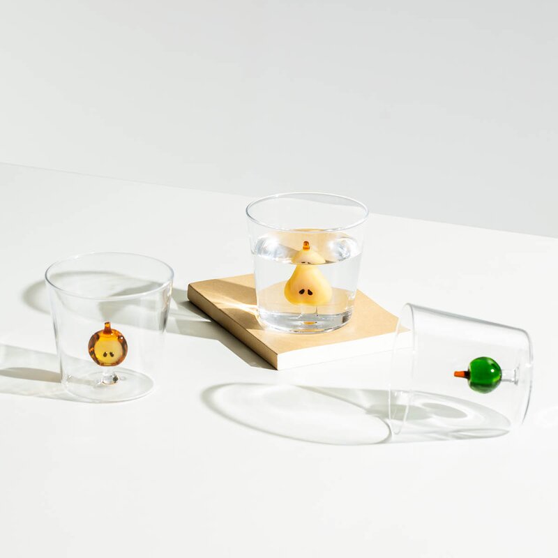 Ichendorf Milano Fruits & Flowers vannglass 39 cl äpple