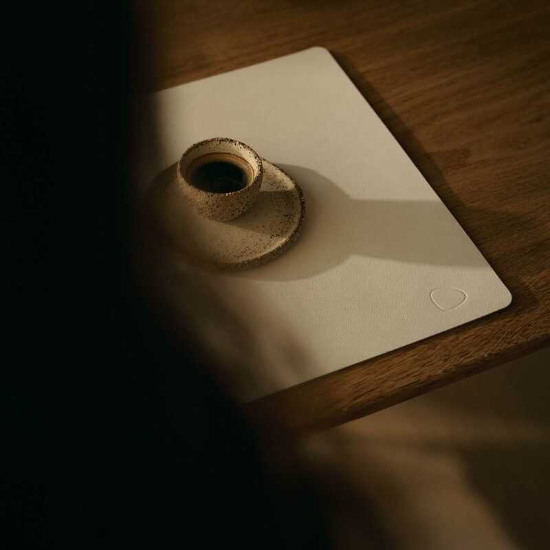 LIND DNA Square Nupo bordbrikke 45 cm Pure White