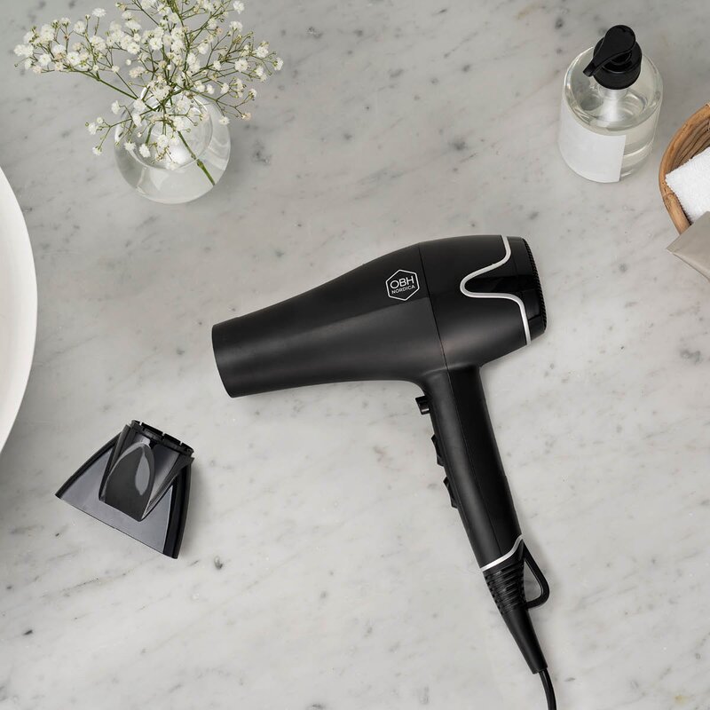 OBH Nordica Artist Easywave hårføner 2200W svart