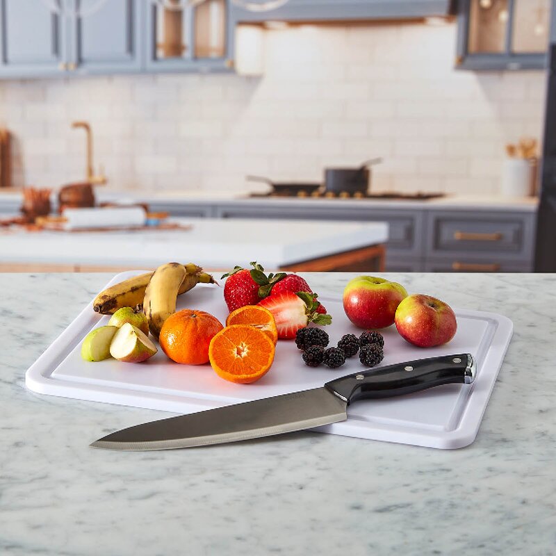 Farberware Snacklebox med 11 rom og plastbrett 30x40,5 cm hvit