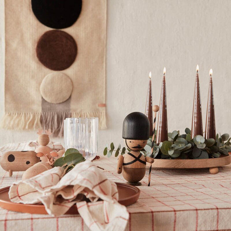 OYOY Inka trebrett rund 30 cm eik