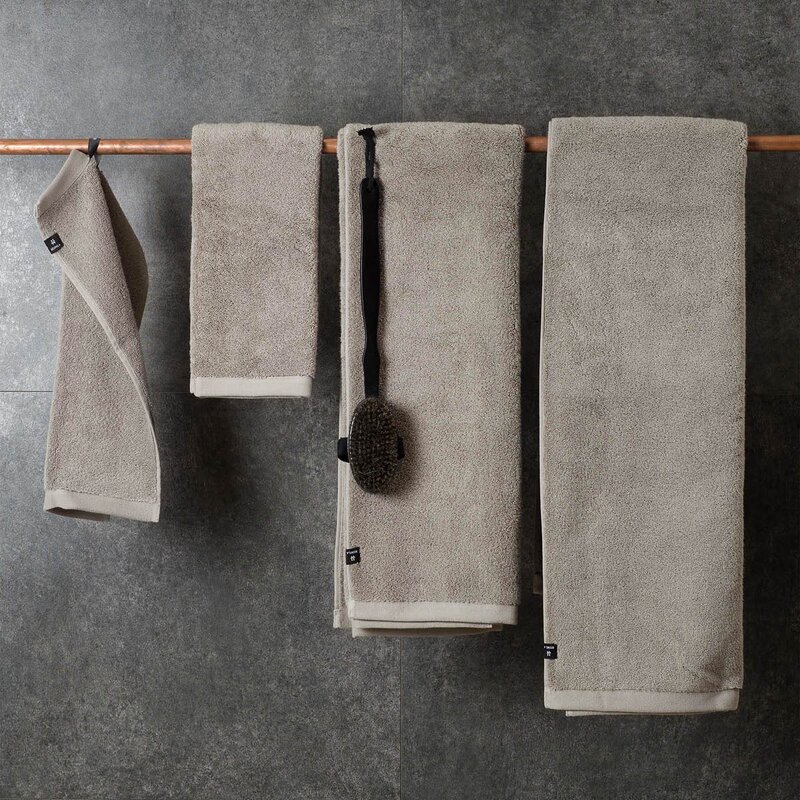 Himla Maxime håndkle frotté 100x150 cm lead