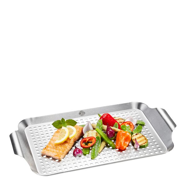 Gefu BBQ grillbrett 25,5x42,5 cm stål