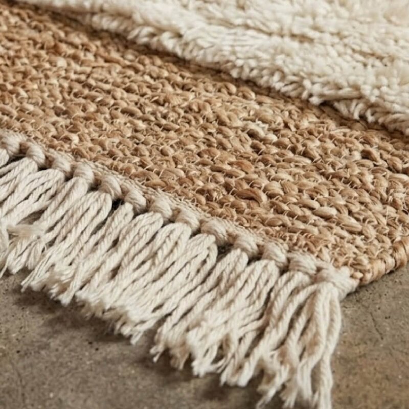 Deco Nord Bucky ullteppe 170x240 cm Ivory brown