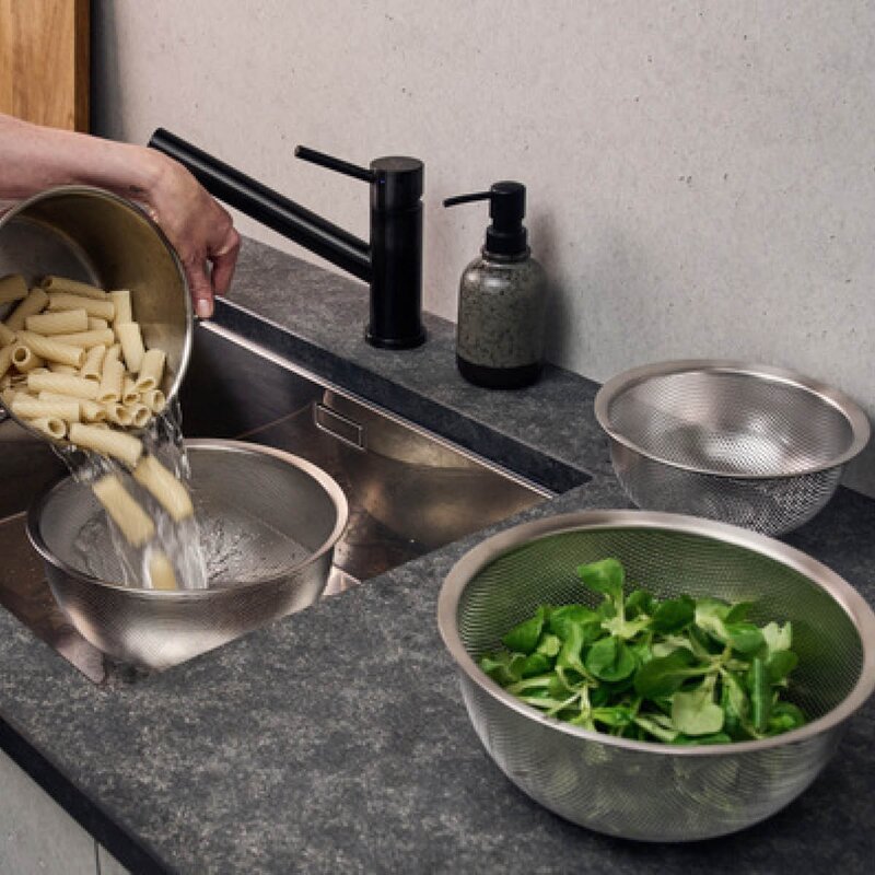 Zwilling Twin®Specials sett med dørslag/sil/dampoke 3 stk 16/20/24 cm stål