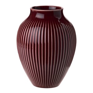 Knabstrup Keramik Ripple vase 12,5 cm berry