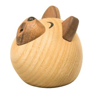 FableWood Luna ulveunge trefigur 5 cm ask/valnøtt