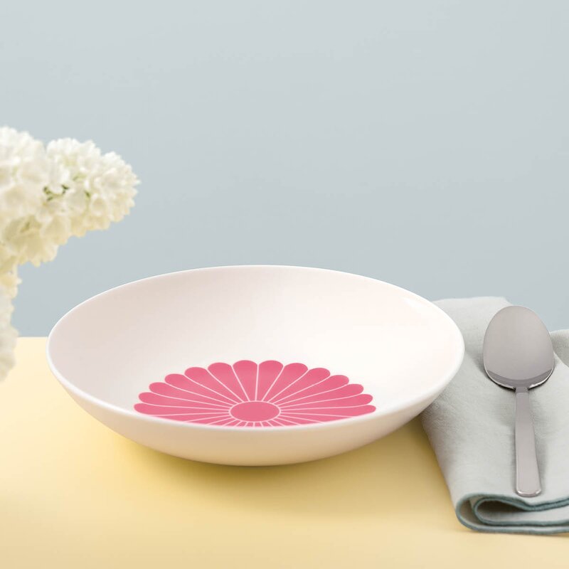 Villeroy & Boch Fleur cassis pastaskål 24 cm 62 cl rosa