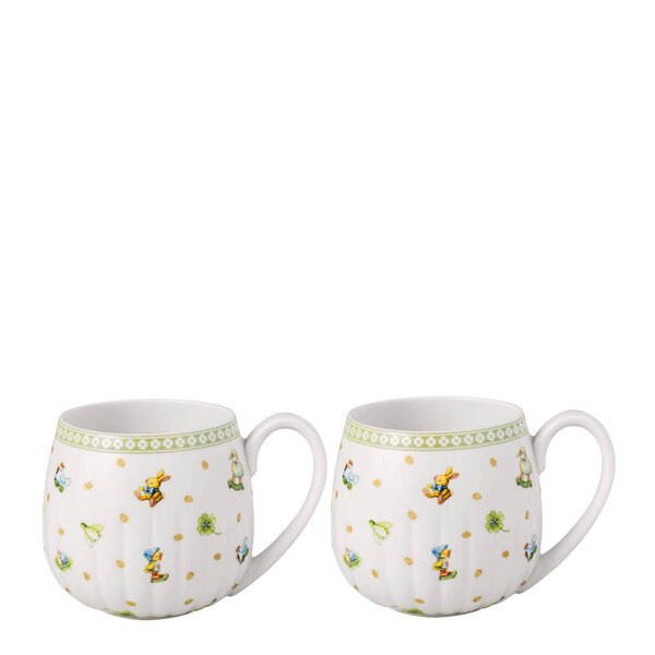 Villeroy & Boch Easter Delight krus 36 cl 2 stk hvit