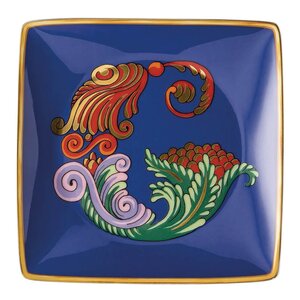 Versace Alphabet skål 12 cm kvadratisk G