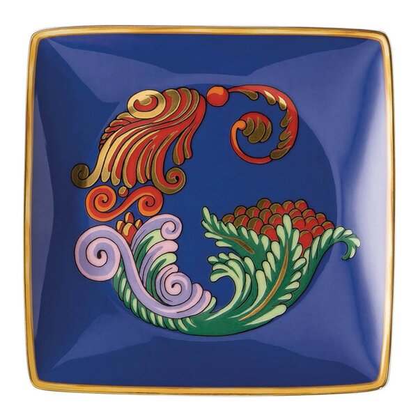 Versace Alphabet skål 12 cm kvadratisk G