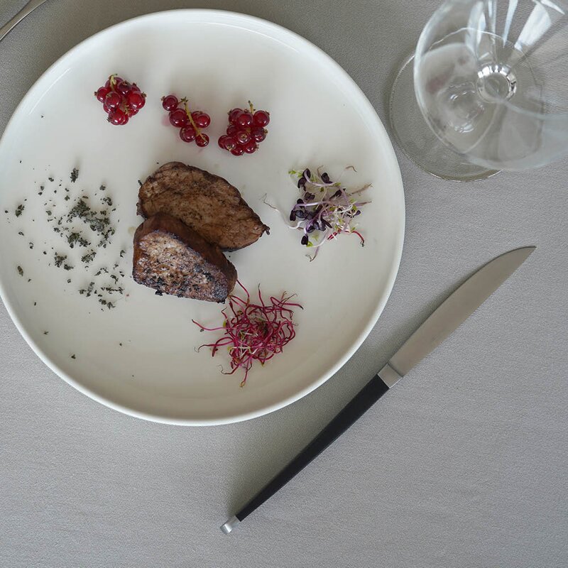 Pintinox Audrey grillkniv 23,5 cm 6 stk svart