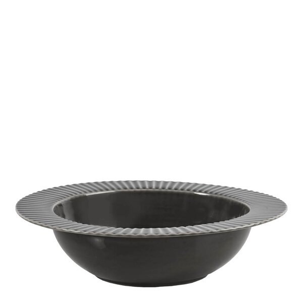 Sagaform Coffee & More dyp tallerken 22 cm grå