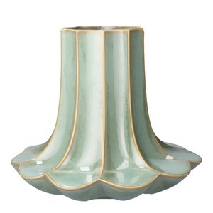 Kähler Kantarel vase 20,5 cm grønn