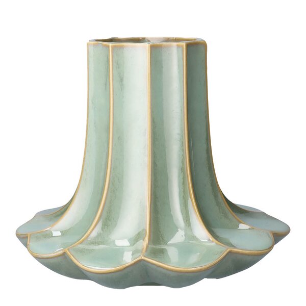 Kähler - Kantarel vase 20,5 cm grønn