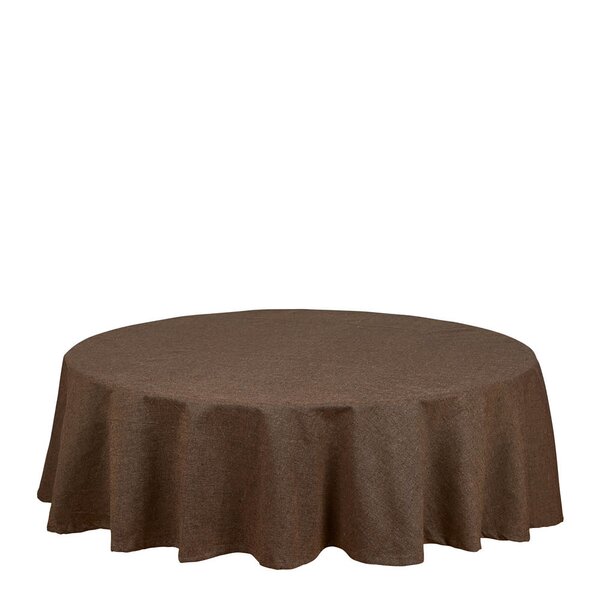 Fondaco Vide rund bordduk Ø160 cm nougat