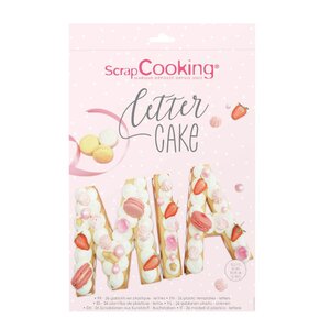 ScrapCooking Stensil bokstaver a-z blank
