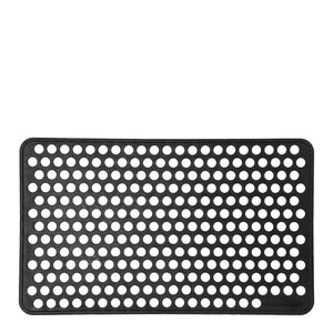 Tica Copenhagen Dot dørmatte gummi 75x45 cm svart