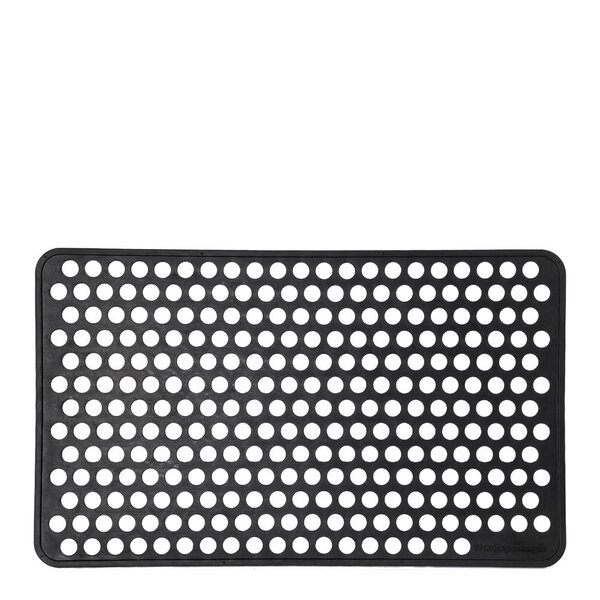 Tica Copenhagen Dot dørmatte gummi 75x45 cm svart
