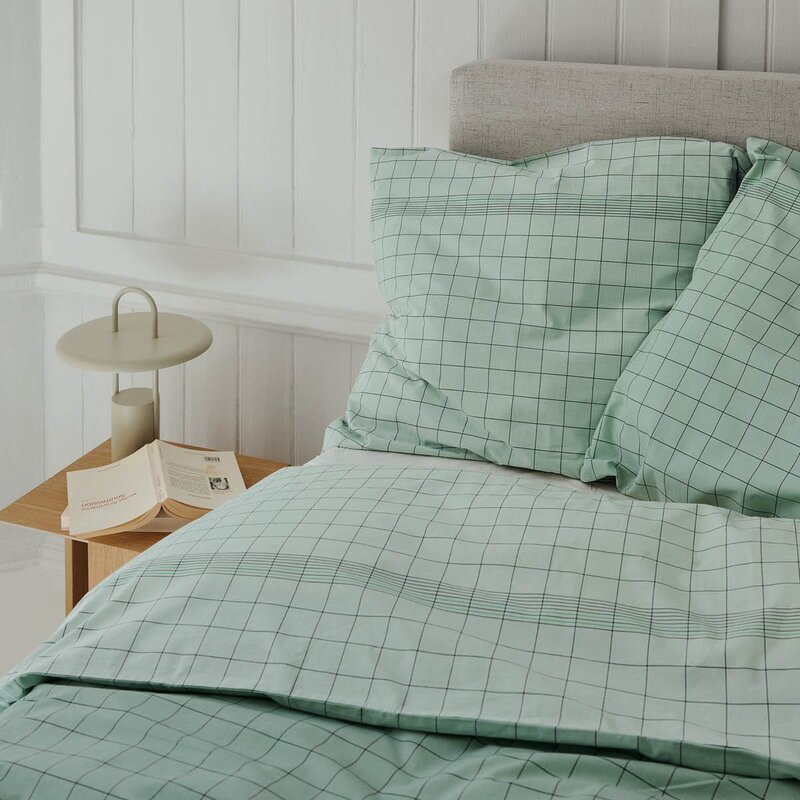 Stelton Soft Home Vibeke Klint sengetøy 140x220 cm/50x70 cm grønn