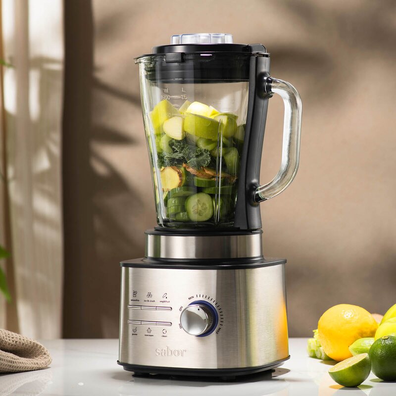 Sabor Ultimate blender 1500W 1,5L børstet/klar