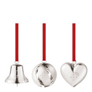 Georg Jensen Jul 2025 ornamentsett 3 deler sølv
