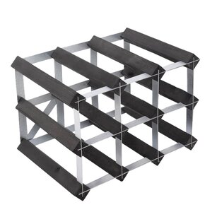 The Swedish Wine Rack Factory Vinstativ 9 flasker montert svart