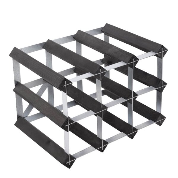 The Swedish Wine Rack Factory Vinstativ 9 flasker montert svart