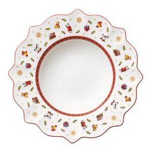 Villeroy & Boch Toy-s Delight suppetallerken 26,4 cm rød/hvit