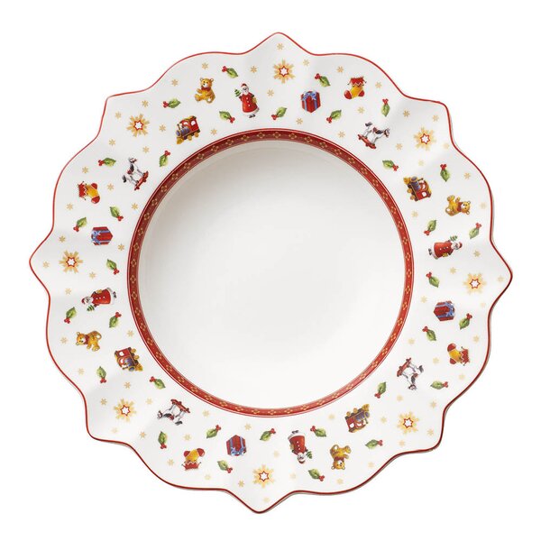 Villeroy & Boch Toy-s Delight suppetallerken 26,4 cm rød/hvit