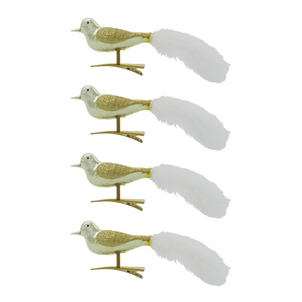 House Doctor Safar juletrepynt 17 cm 4 stk gull