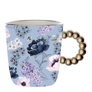 Bialetti Bridgerton krus 33 cl blå/gull