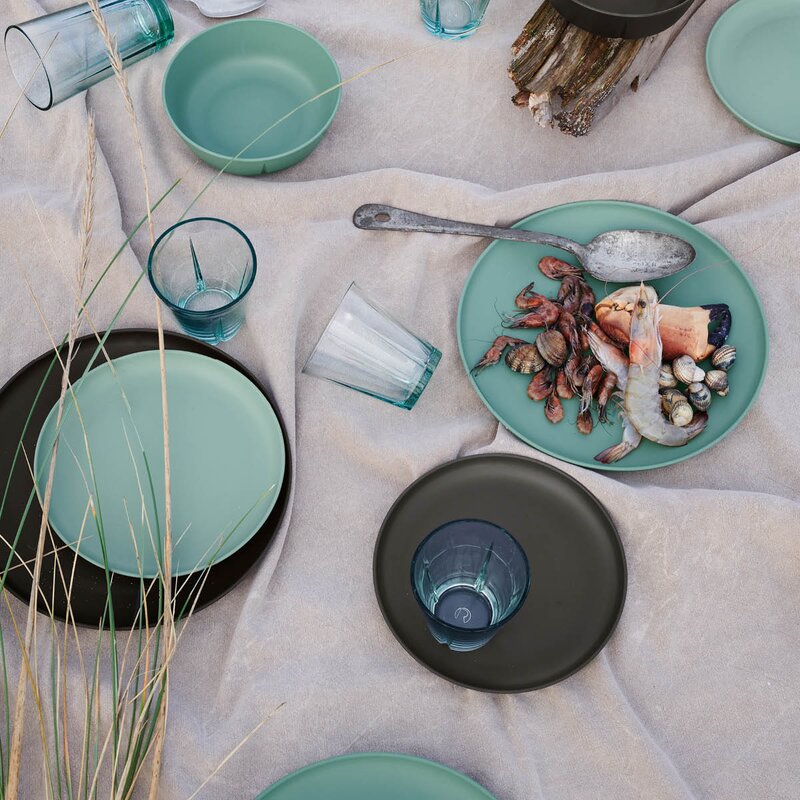 Rosendahl Grand Cru Take tallerken 26 cm 2 stk støvet grønn