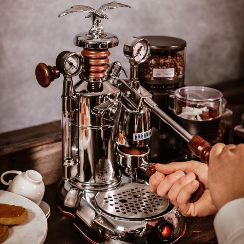 La Pavoni Lever espressomaskin 0,8L esperto abile stål