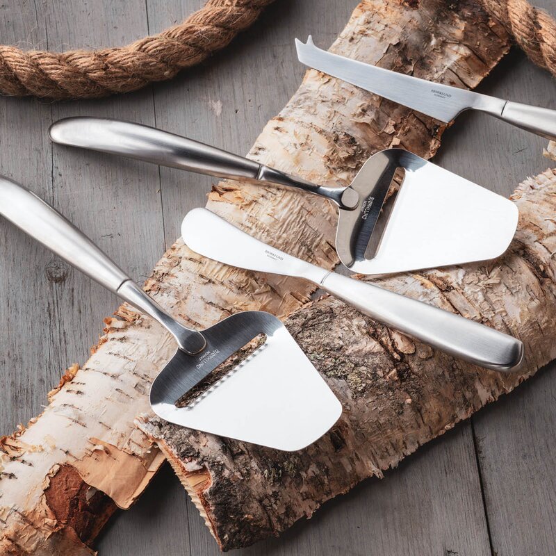Bjørklund Kvitfjell ostekniv 21 cm stål