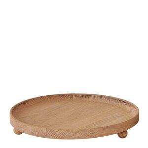 OYOY Inka trebrett rund 30 cm eik
