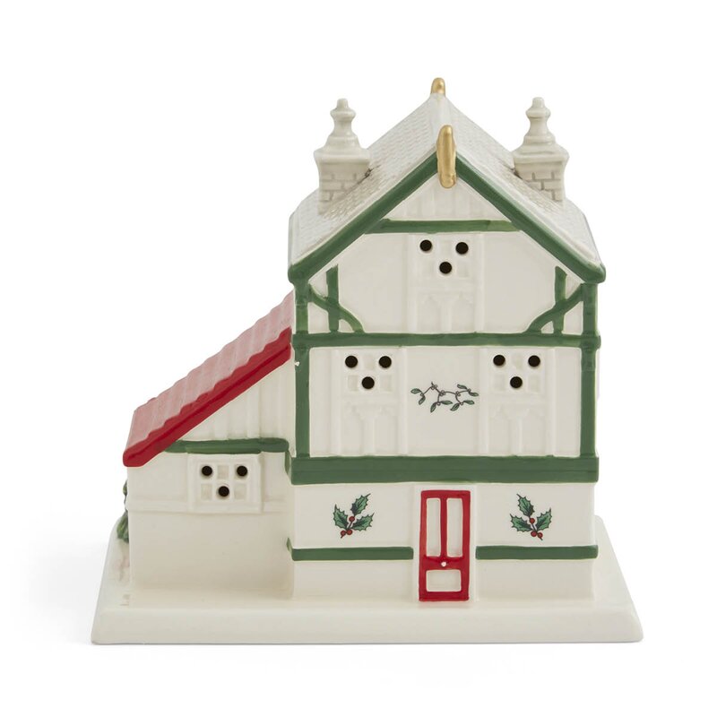 Spode Christmas Tree pub LED lykt 14x13,7x10,3 cm